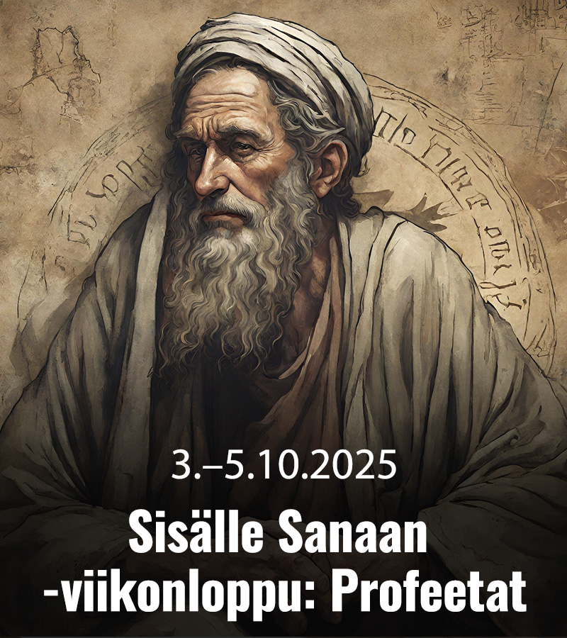 Raamattuopisto 2025 sisalle sanaan profeetat 800x900