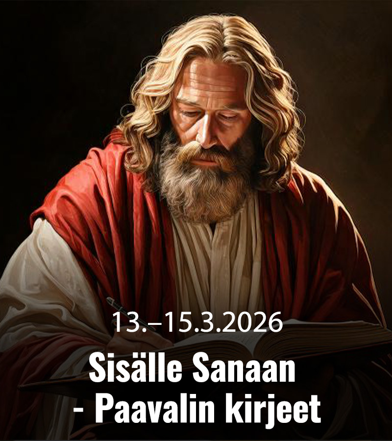 RAAMATTUOPISTO 2026 Sisalle Sanaan Paavalin kirjeet 800x900