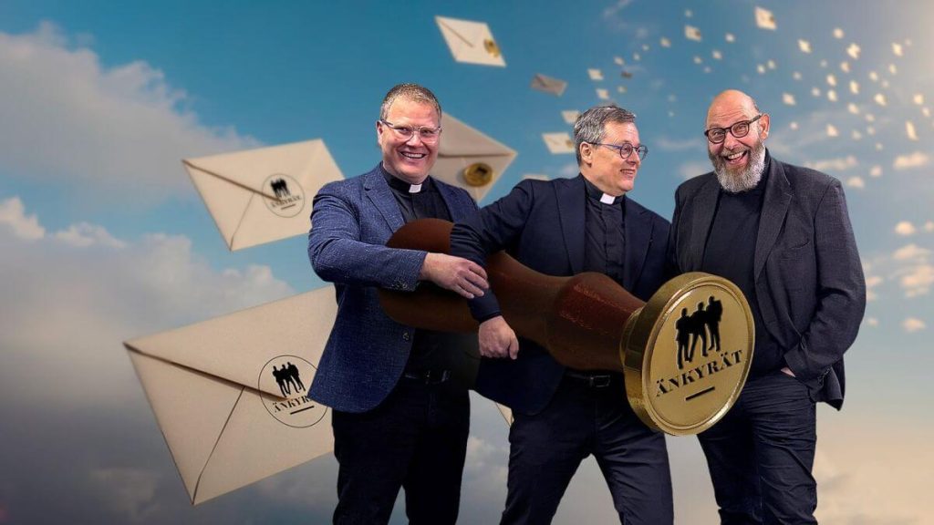 Änkyrät toiminnanjohtajat Daniel Nummela, Tom Säilä ja Lauri Vartiainen