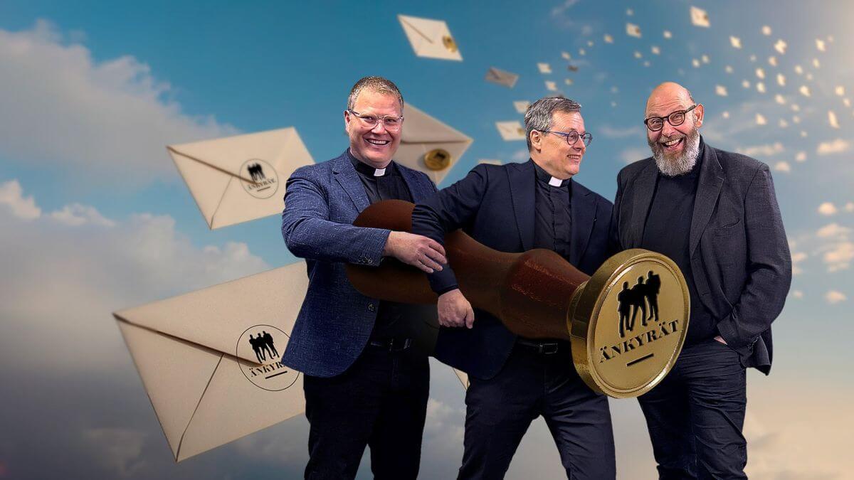 Änkyrät toiminnanjohtajat Daniel Nummela, Tom Säilä ja Lauri Vartiainen