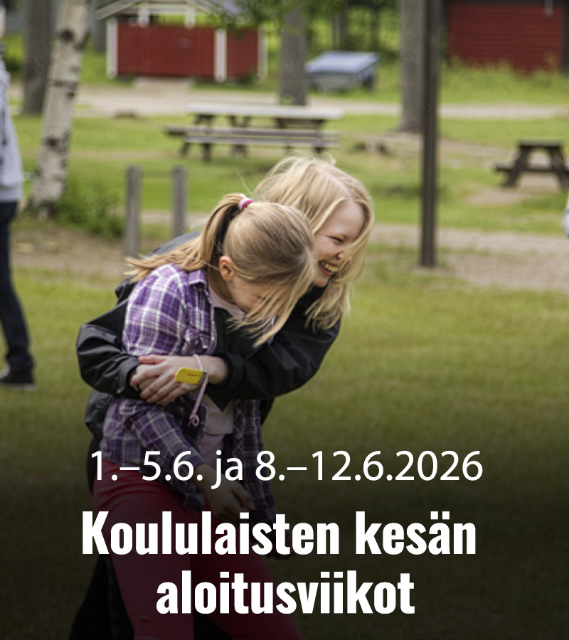 RAAMATTUOPISTO 2026 Koululaisten kesan aloitusviikot 800x900