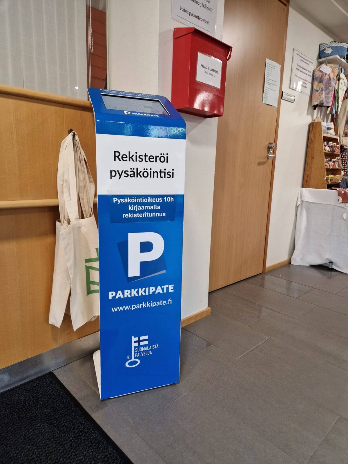 Raamattuopiston PateAula pysäköintioikeuden rekisteröinti