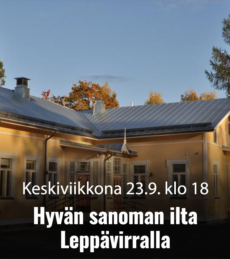 SRO 2026 Hyvän sanoman ilta Leppävirta 800x900